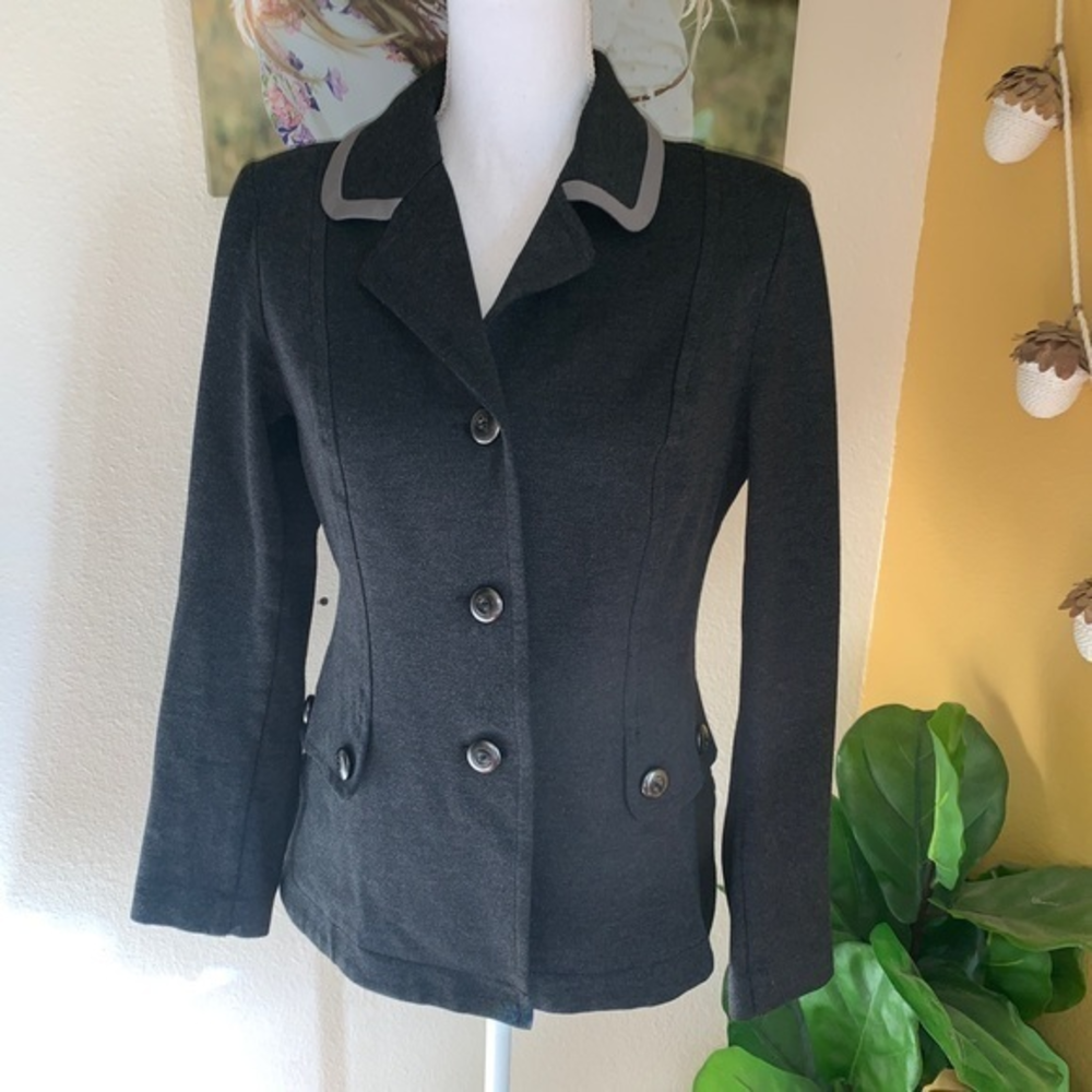 CAbi 3030 gray blazer‎ jacket size Small